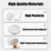 1-10 Pcs Cement Wall Hole Sealant Waterproof Repair Sealing Clay White Sealing Putty for Cover Cracks Pipeline Seal Quick Repair