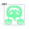 Spooky Night Atmosphere Decor Halloween Glow in The Dark Wall Stickers, Luminous Ghost Hand And Bat Removable PVC Stickers Decals, Horror Theme