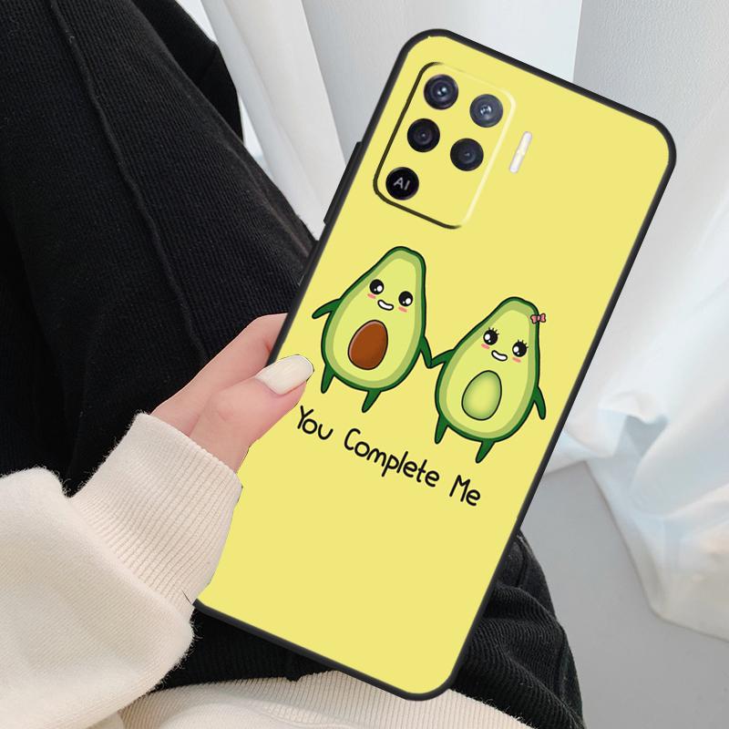 Avocado Pattern Case For Oppo A96 A76 A16 A60 A98 A58 A78 A18 A38 A80 A40 A77 A57 A17 A74 A54 A94 A15 A5 Pro