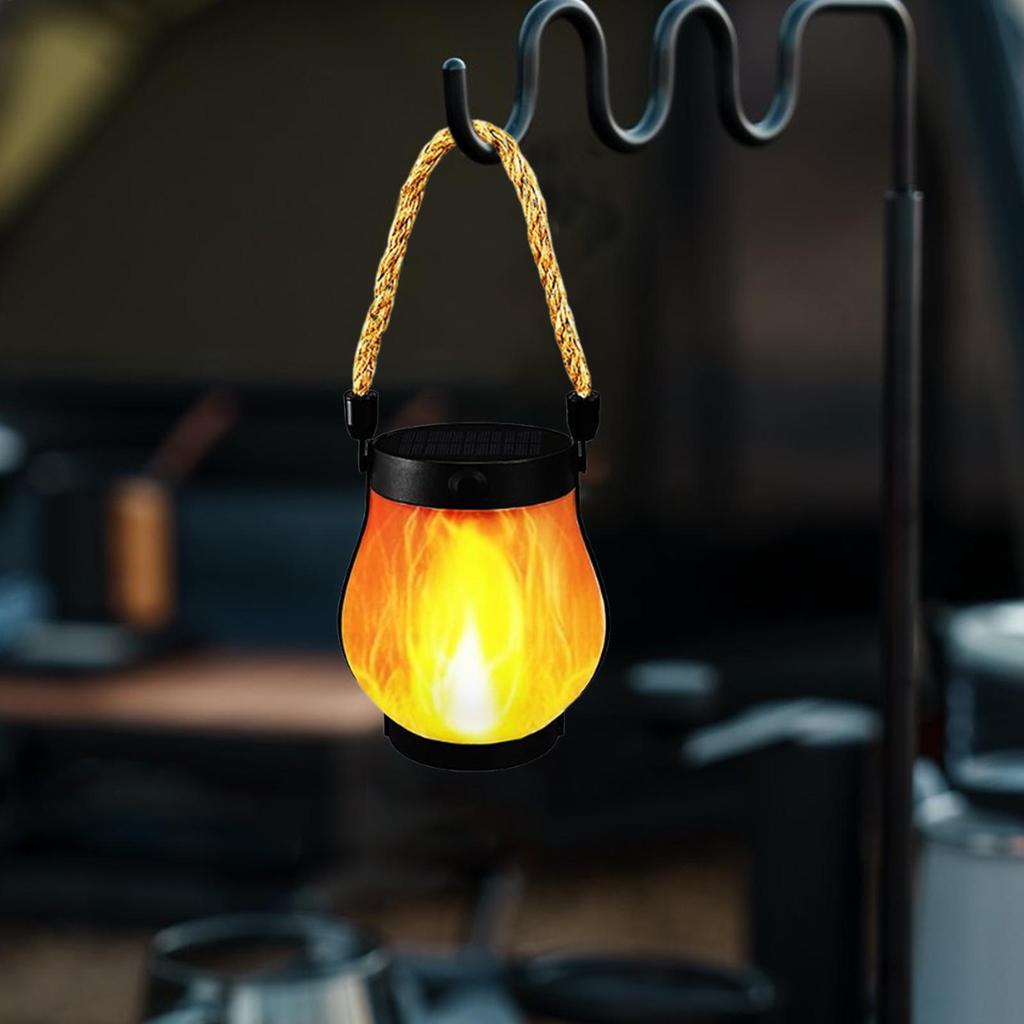 Садовые фонари на солнечной батарее, уличные, водонепроницаемые, мерцающие, без пламени, всепогодные, водонепроницаемые, декоративные светильники для двора, сада