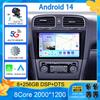 Android 14 Car Radio Volkswagen Golf 6 2008 - 2016 Player Multimedia Navigation Stereo GPS No 2din 2 Din Dvd