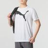 Puma Футболка с коротким рукавом и круглым вырезом, мужская, белая, с принтом логотипа 685638-02