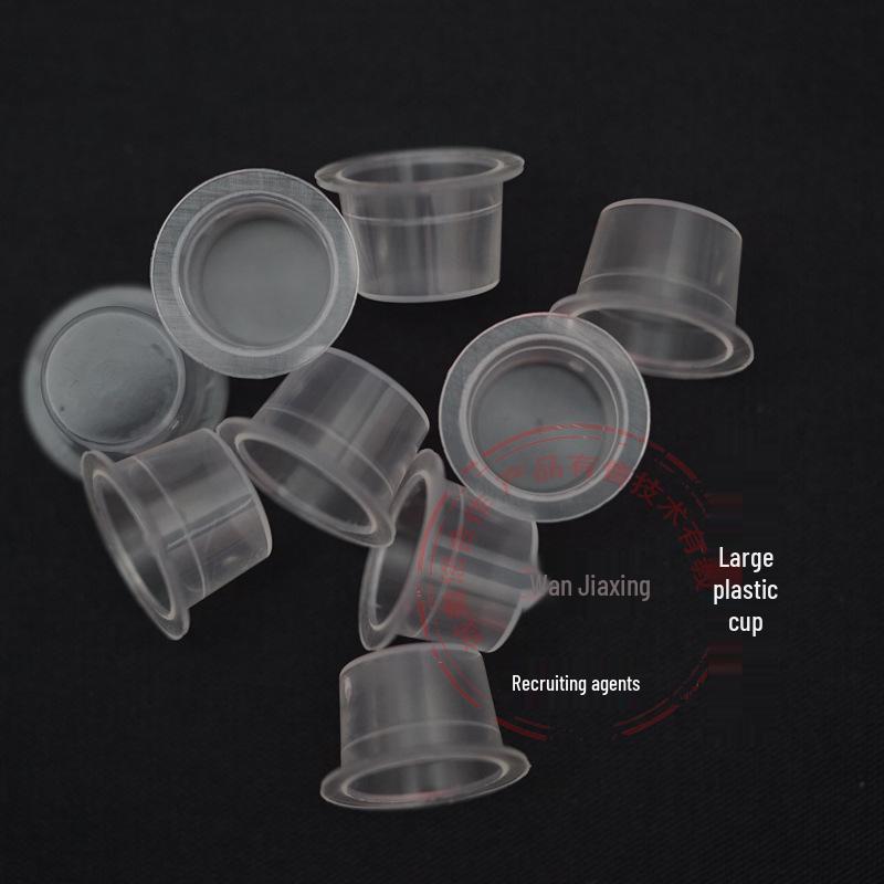 100 одноразовых стаканчиков для пигмента для татуировок: Средние и Маленькие, Мягкий Силикон, Пластиковые Миски