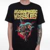 Agoraphobic Nosebleed Skulls Band TShirt  Cotton Graphic Tee Unisex Women Summer Streetwear Top