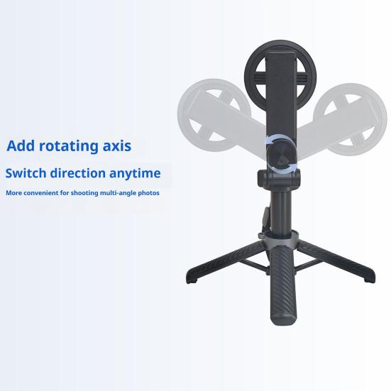 Мини Магнитный Селфи-стик с Bluetooth-совместимым Пультом 360 Градусов Вращение Портативный Селфи-стик с Выдвижным Штативом Держатель для Телефона