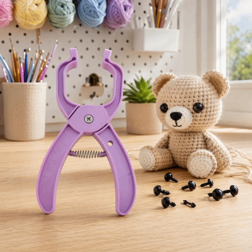 Multicolor Safety Eye Tool Plastic Material Stuffed Eye Making Tool  For Amigurumi