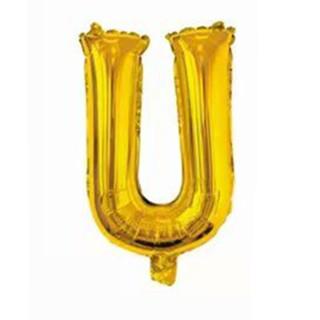 16-дюймовый тонкий золотой воздушный шар из алюминиевой фольги с буквами Яркий золотой свадебное украшение Пленочный шар