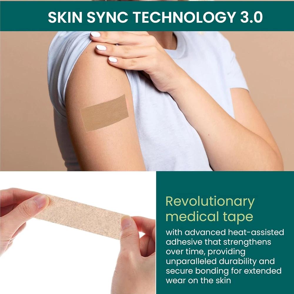 5 рулонов микропористой ленты, дышащая бумажная лента, бумажная хирургическая лента без латекса, рулоны бумажной бинтовой ленты в индивидуальной упаковке