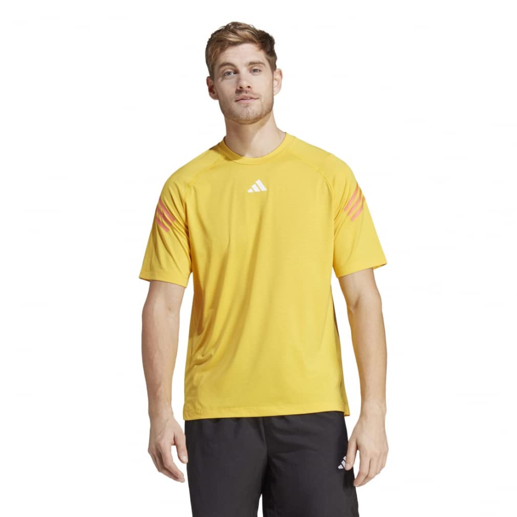 adidas Тренировочные Иконки Поезда Три Полосы MMH28 Жирный Золотой M Мужская Футболка (IC2075)