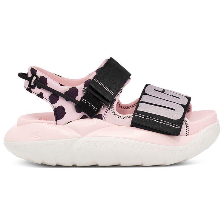 UGG LA Cloud Collection Модная женская сандалия из спилкованной кожи Коровья Розовый 1126951-PPBK