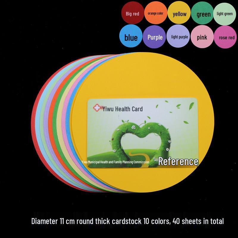 Плотный цветной картон: Формы Сердце, Звезда, Цветущая слива и Круглые формы для детского оригами и поделок