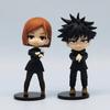 7 шт./упак. Q Posket Jujutsu Kaisen 9 см Фигурка Сатору Годжо Итадори Юдзи Гэто Сугуру Нобара Мегуми Коллекция Фигурки Персонажей