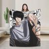 Супер Мягкое Одеяло Пикник Йоити Нагумо Sakamoto Days Плед Фланелевое Покрывало Для Домашнего Декора Эстетичное Покрывало на Диван Кровать