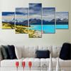 5 Pieces Canvas Wall Arts Poster Painting New Zealand Nuture Wallpaper HD Modular Home Decor Picture Print Living Room Mural No Frame