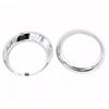 2Pcs Fog Light Cover Ring Car Body Trim Fit For Hyundai Tiburon Coupe 2003-2004