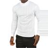 DeepSEA Slim Fit Lycra Non-Pilling Half Turtleneck Striped Knitwear Half Turtleneck Sweater 2505503