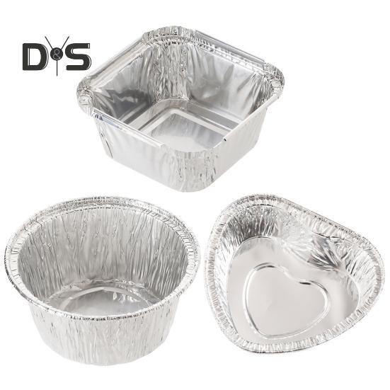 Антипригарные чашки для кексов, 20 шт., пищевые экологически чистые термостойкие водонепроницаемые чашки для кексов из алюминиевой фольги, вкладыши для выпечки, товары для дома