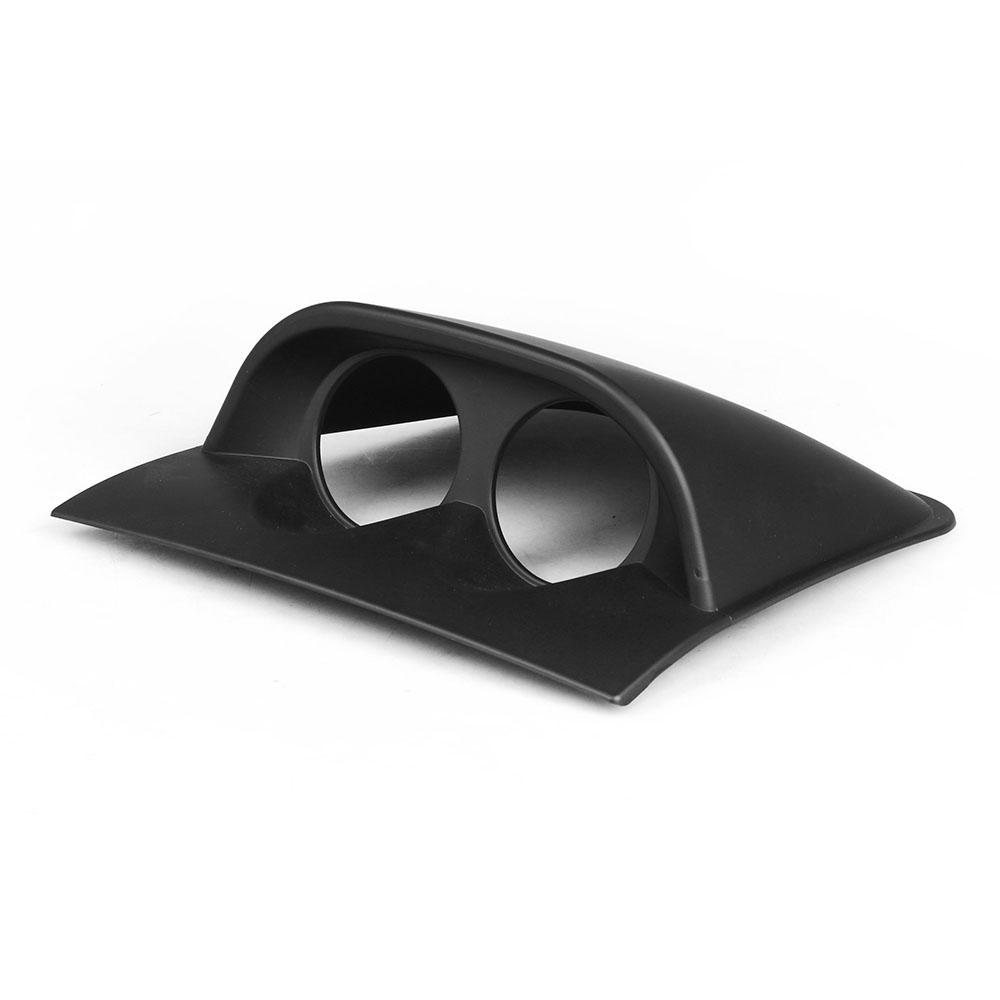 Universal Black Carbon Fiber 2 inch 52mm Dash Board Dual Triple Gauge Pod Color Gauge Holder Mount Holder
