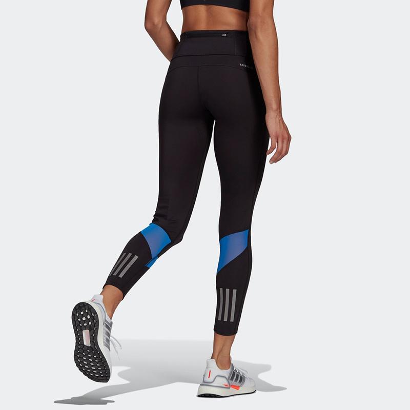 adidas Женские беговые тайтсы Space Techfit, черные GK6990