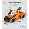 1/24 Lamborghini Revuelto литая модель автомобиля из сплава металла со звуком и светом детские игрушки коллекционирование хобби подарки для мальчиков подарок