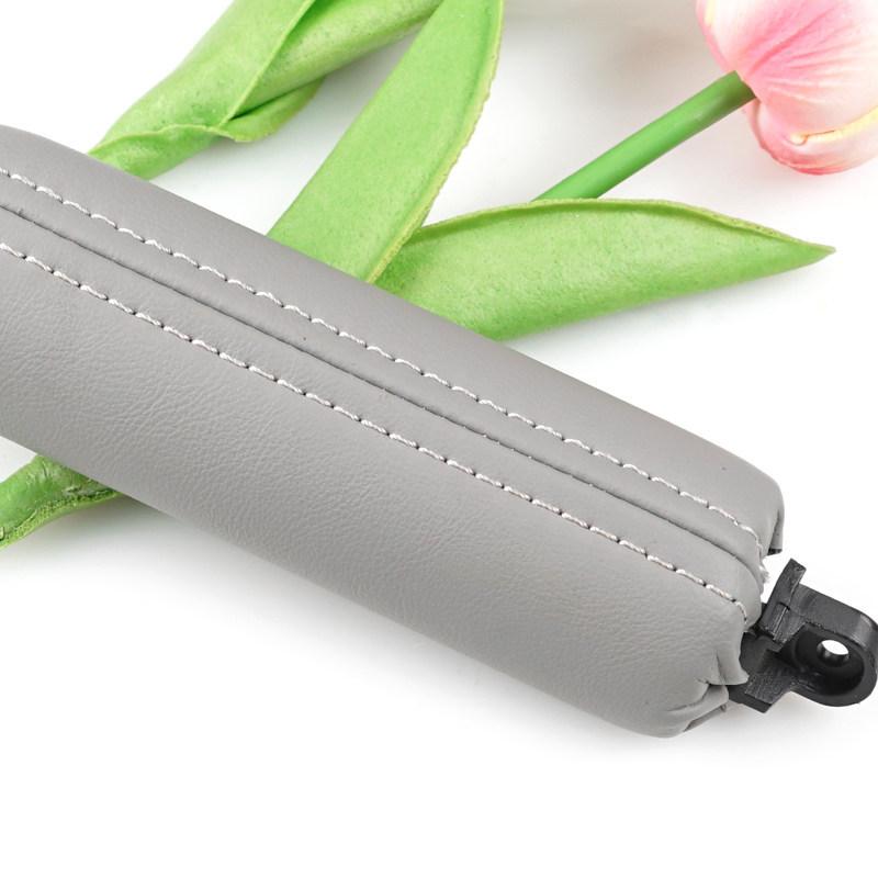 Кожаная ручка-подлокотник для внутренней двери автомобиля, левая, правая, со стороны водителя, отделка для VW Touareg 2003 2004 2005 2006 2007 2008 2009 2010