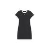 New MLB New York Yankees Basic Collection SS25 Short Sleeved Dress Women's Black 3FOPB0453-50BKS
