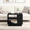 Coffee Table Black Oak Look 55 x 55 x 42 cm Engineered Wood