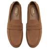 Clarks Мужские мокасины Corsley Bar из замши, винтажные, без шнуровки, коричневые 26184513