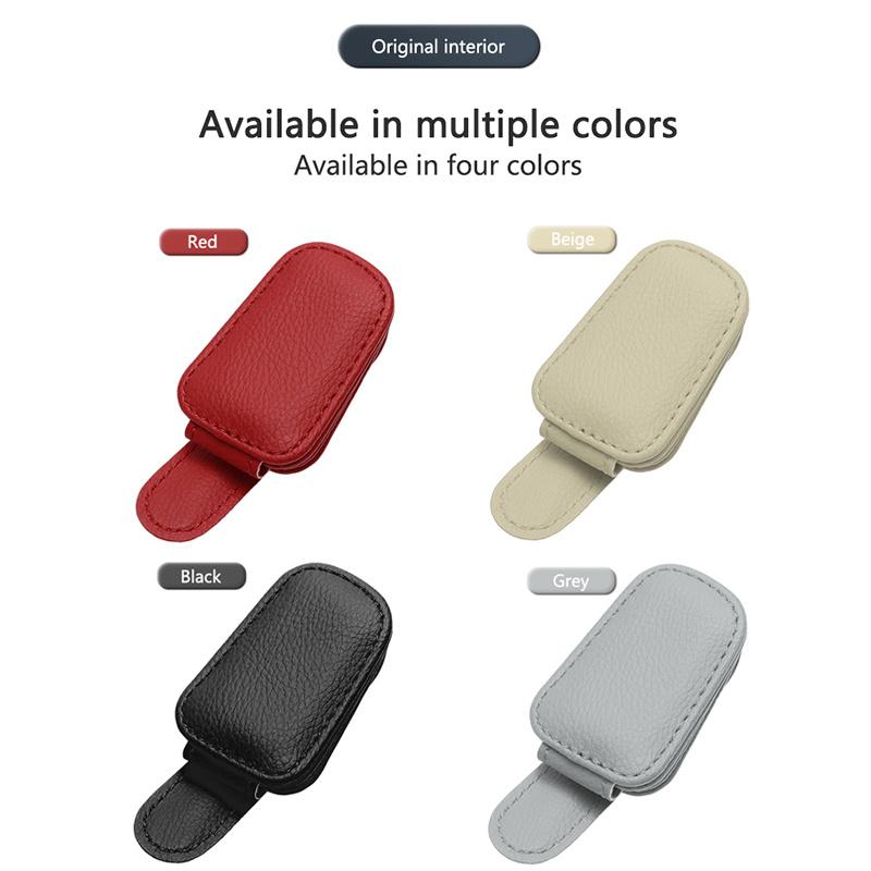 Car Interior Glasses Clip Sunshade Storage Brace Auto Accessories For Porsche Cayenne Panamera Macan 911 718 918 Taycan Boxster