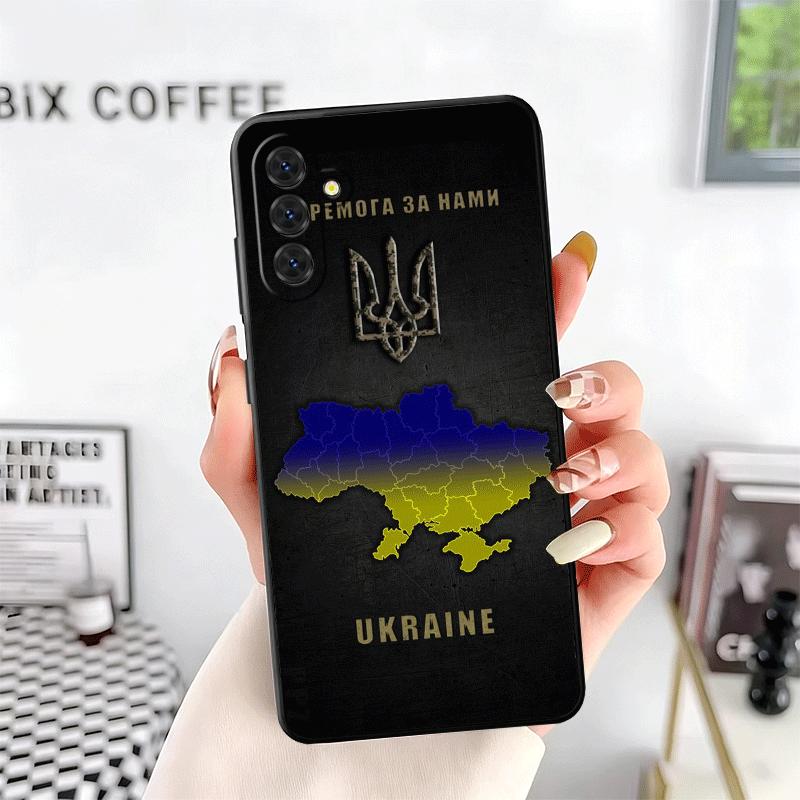 Ukraine Aesthetic Soft Phone Case for Samsung A17 A37 A57 A16 A26 A36 A56 A15 A25 A35 A55 A14 A24 A34 A54 A13 A23 A33 A53 A52 A1