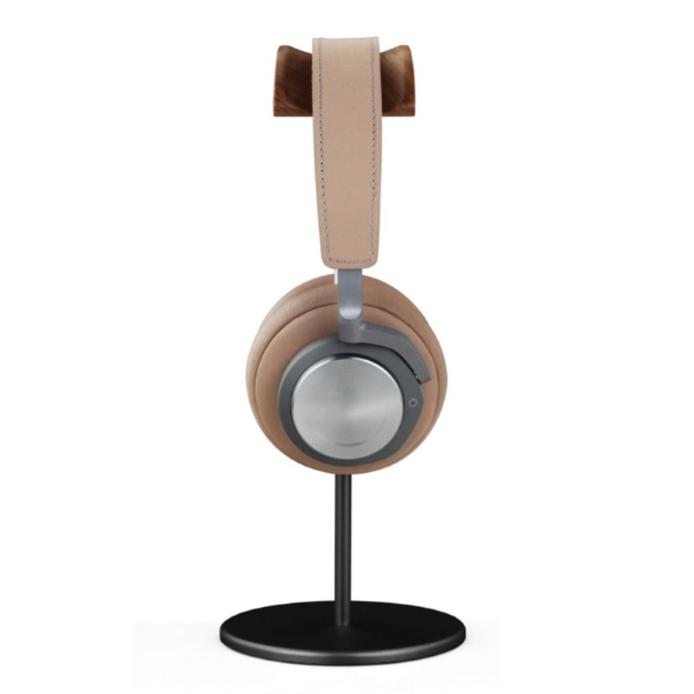 Walnut Wood Gaming Headset Holder Aluminum Zinc Zinc Alloy Earphone Storage Rack Storage Holder