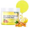 TurmericCleansing Pads, KojicAcid And TurmericCleansing Pads Helps Balance Skin Oil And Water, Remove The Excess Epidermis 50ml