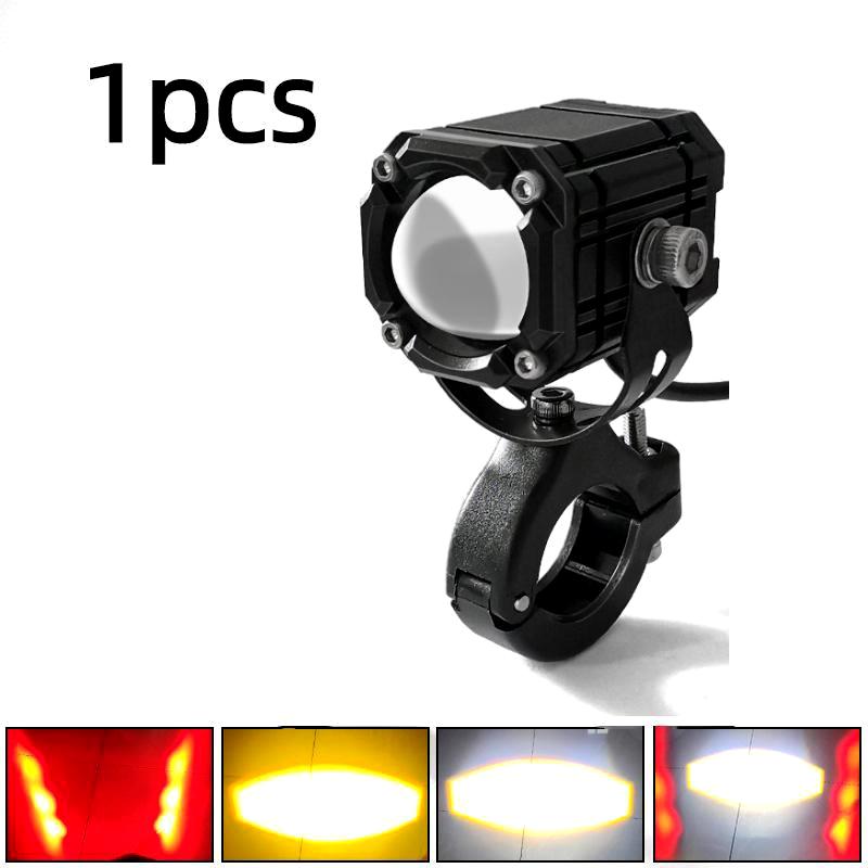 Mini Driving Light Mocycle Driving Spot Waterproof Light 4 Modes Light With Switch