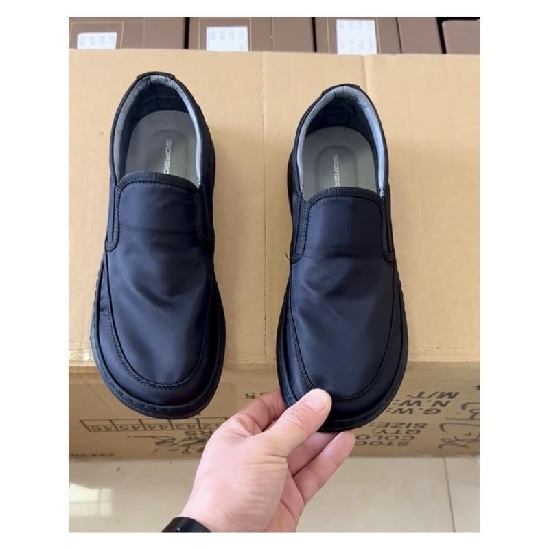 Мода 2025 Новые мужские слипоны из парусины, низкие кеды, повседневная спортивная обувь, легкие, дышащие, противоскользящие, удобные для ходьбы/зала