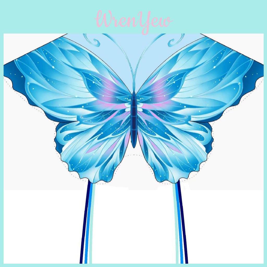 Butterfly Kite With Glass Fiber Frame For Outdoor Recreation Kids And Adults
