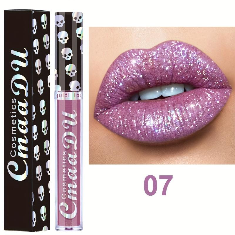 Skull Lip Gloss - Long Lasting, Moisturizing Liquid Lipstick For All Skin Types, Radiant Adult Makeup, Lightweight  - Variety Pack