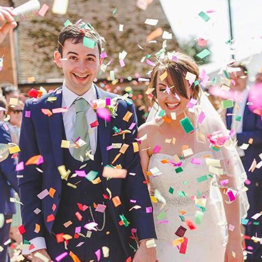 50pcs Laser Hollow Paper Cones Wedding Decoration Petals Confetti Trendy Wedding Cones