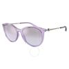 Солнцезащитные очки Armani Exchange Violet Mirror Silver Gradient Cat Eye Ladies Ax4140sf 82367p 56