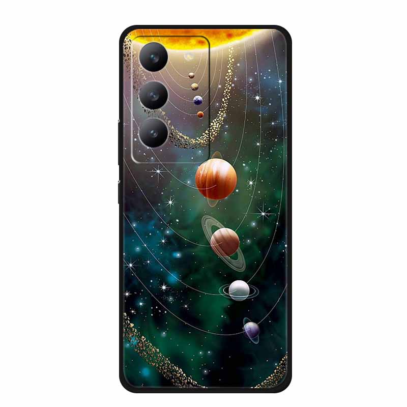 Phone Case For Redmi 15 4G Back Cover Case 6.9" Shockproof Black Silicone Soft Coque For Xiaomi Redmi 15 Case Redmi15 Funda Para
