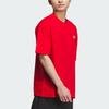 Adidas Year Of The Dragon CNY Series Embroidered Sports Round Neck Short Sleeve T-Shirt Men Tops Light-Crimson JE6105