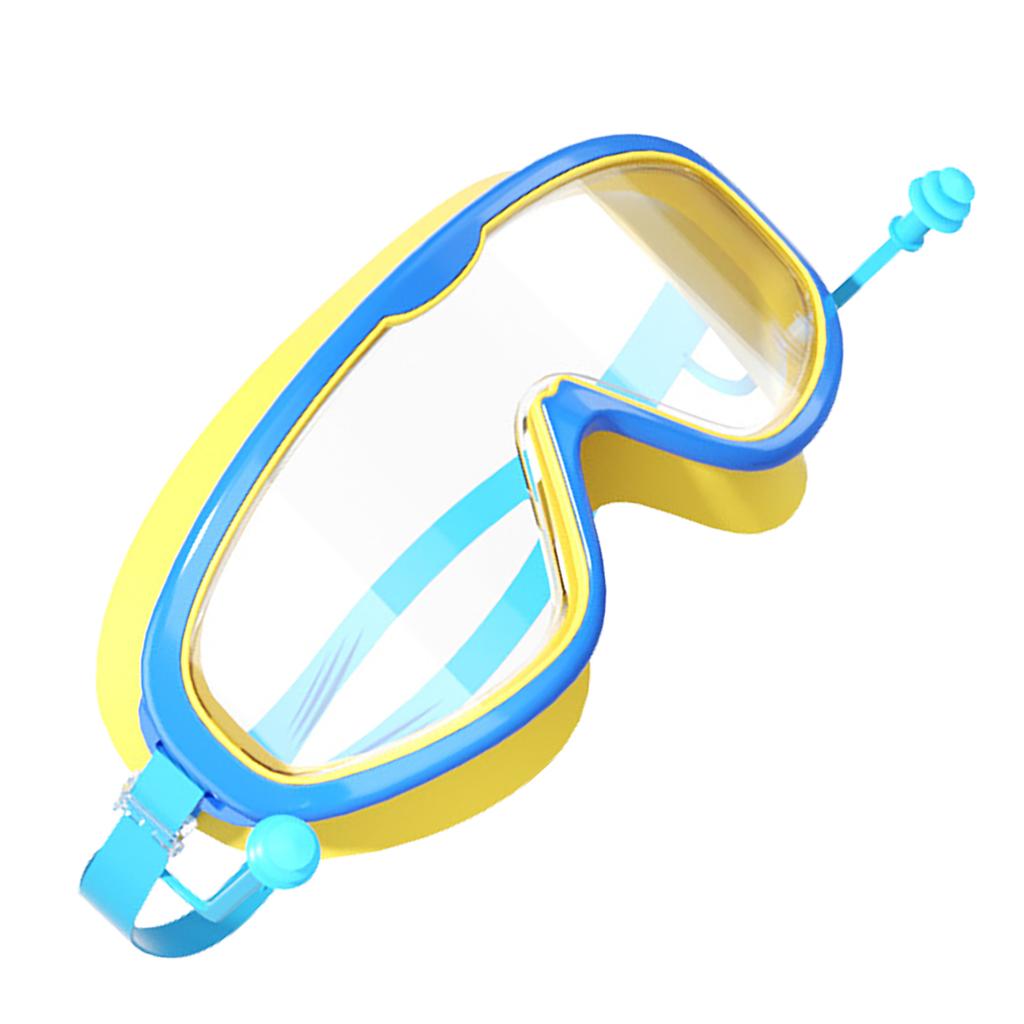 Kids Swim Goggles Large Frame Waterproof Cute Professional Swimming Glasses for Boys Girls Children