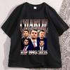 Charlie Kirk Printed Graphic T Shirt Short Sleeve Charlie Kirk Rip 19932025 Tshirt Funny Vintage Tee Unisexs Designer Clothing