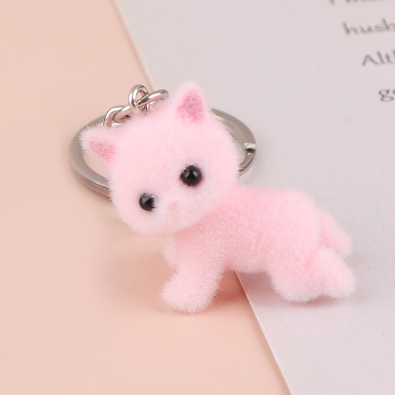 Брелок в виде мультяшного 3D-кота, лежащего на земле, милый лежащий котенок, брелок в виде животного, подвеска для рюкзака своими руками, подвески для автомобиля, сумка, декоративная игрушка, подарки