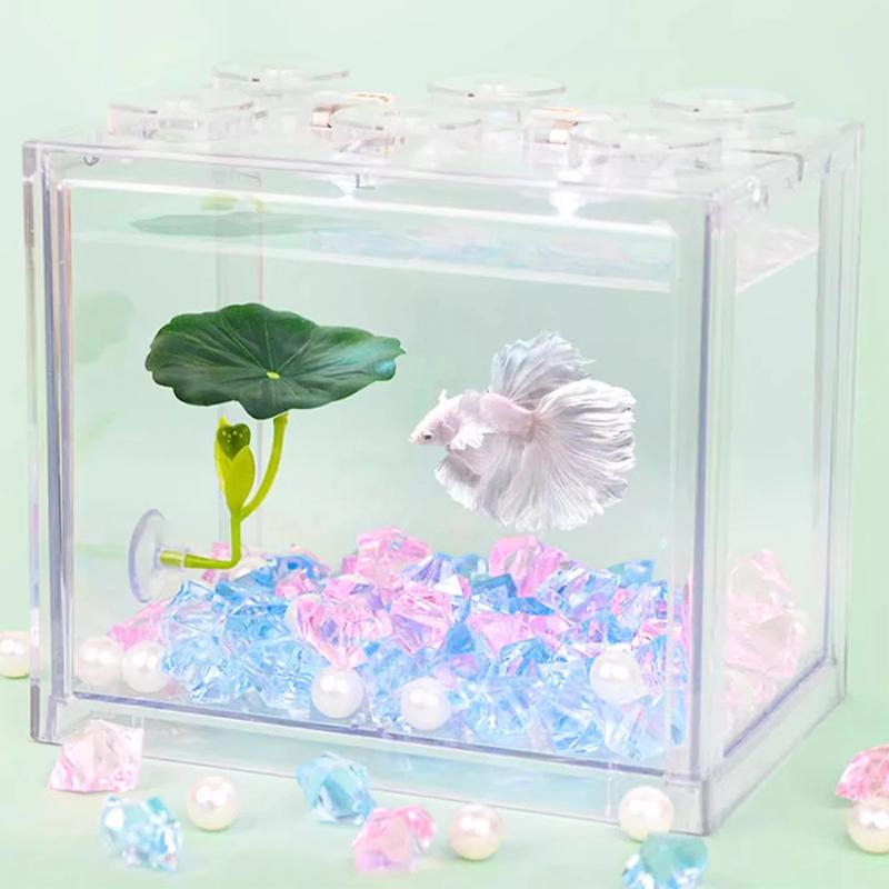 1 Pc Green Leaf Hammock For Betta Fish Stress-Reducing Aquarium-Safe Decor With Suction Cup For Fish Tank Fake Plants Decoration