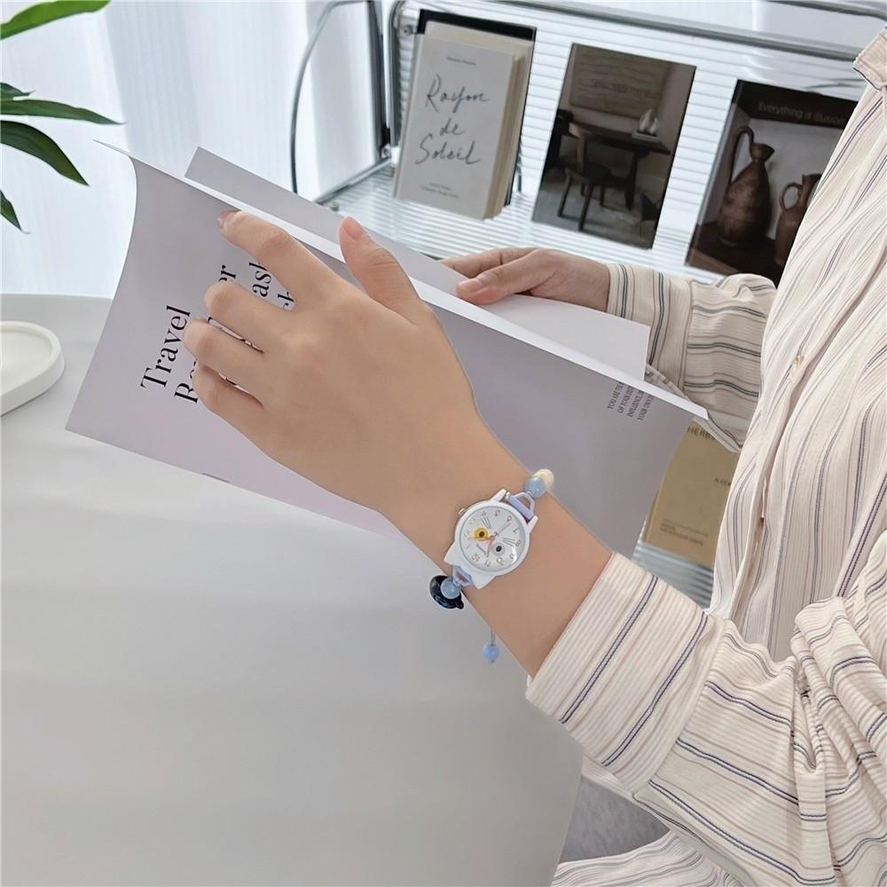 Adjustable Bracelet Watch Beaded Wristwatches New Quartz Watch Women Girls