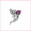 925 Silver Sister Heart Wedding Charm For Original Bracelet Cat Nurse Angel Jewelry Beads Spacer Stopper