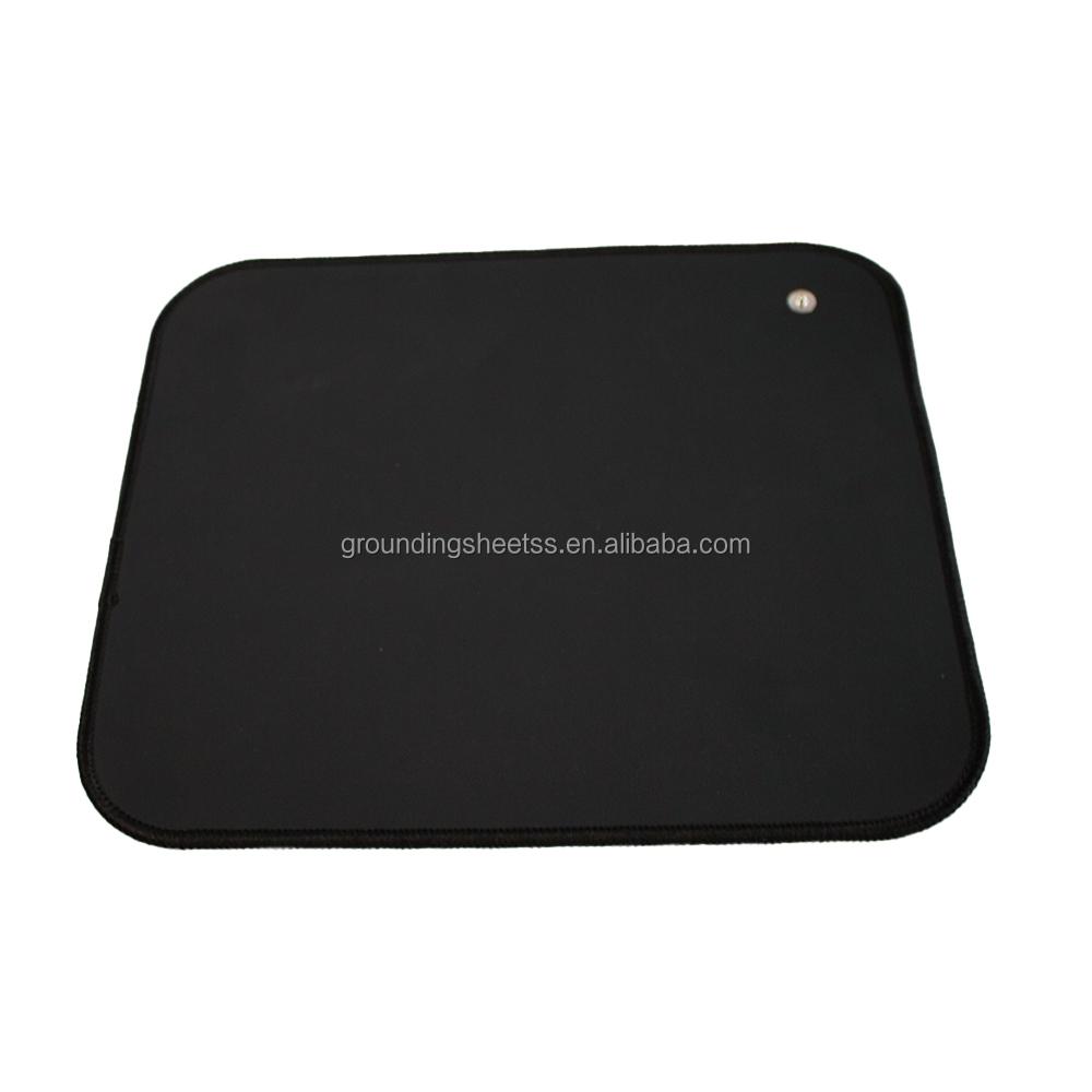 CONDUCTIVE Eco-Friendly Anti-Fatigue Non-Slip Earthing Mouse Pad-Grounding Desk Mat PU Leather Surface 2mm Thick Rubber Backing