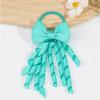 Girl Rubber Band Hair Rope Cheerleader Girl Hair Tie Hair Ring Ponytail Holder Bowknot Headdress