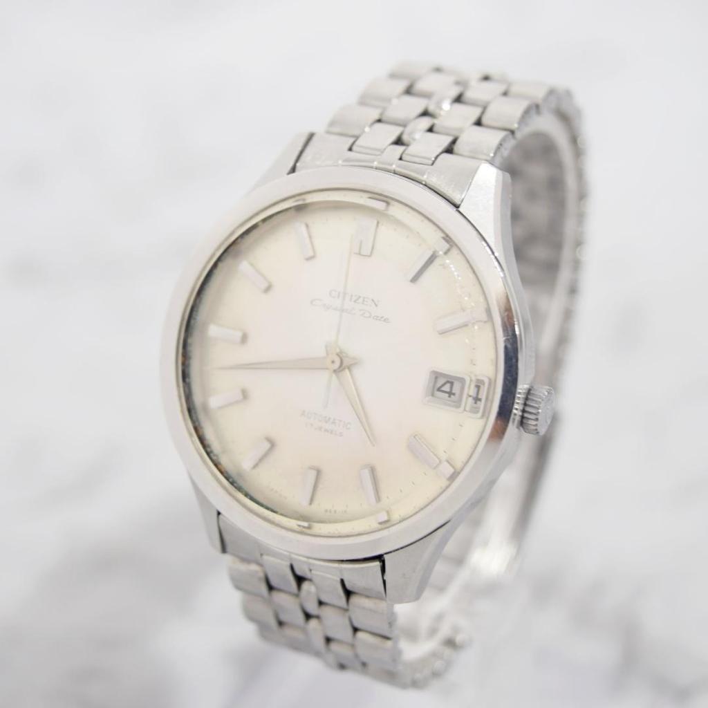 Used Working 1966 CITIZEN Crystal Date Men's Automatic