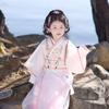 Набор Hanfu для девочек, одежда эпохи Воюющих царств